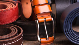 What are the different types of leather belts?